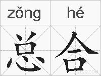 总合的拼音