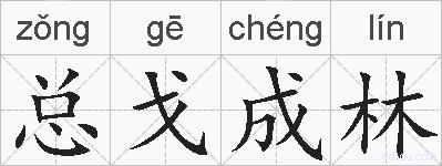 总戈成林的拼音