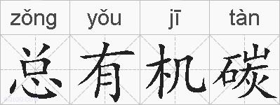 总有机碳的拼音