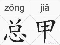 总甲的拼音
