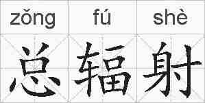 总辐射的拼音