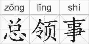 总领事的拼音