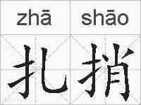 扎捎的拼音