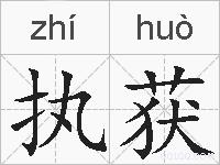执获的拼音