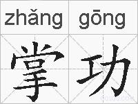 掌功的拼音