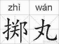 掷丸的拼音