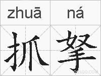 抓拏的拼音