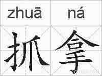 抓拿的拼音