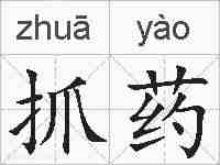 抓药的拼音