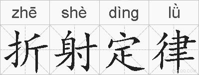 折射定律的拼音