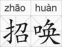 招唤的拼音