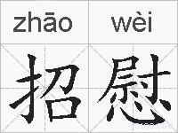招慰的拼音