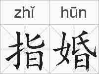 指婚的拼音