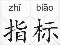 指标的拼音