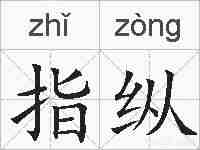 指纵的拼音