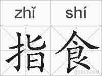 指食的拼音