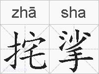挓挲的拼音