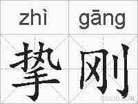 挚刚的拼音