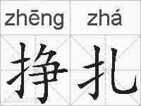 挣扎的拼音