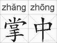 掌中的拼音