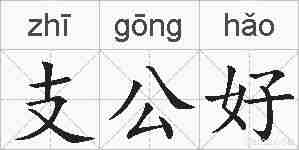 支公好的拼音
