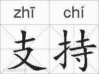 支持的拼音
