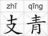 支青的拼音