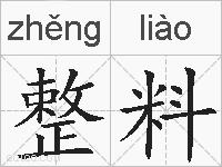 整料的拼音