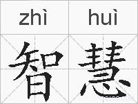 智慧的拼音