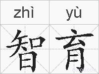 智育的拼音