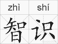 智识的拼音
