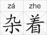 杂着的拼音
