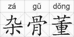 杂骨董的拼音