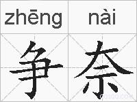 争奈的拼音