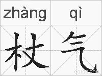杖气的拼音