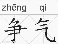 争气的拼音