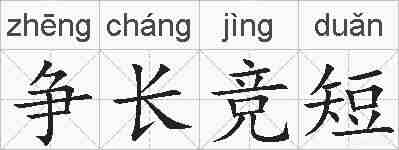 争长竞短的拼音