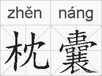 枕囊的拼音