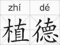 植德的拼音