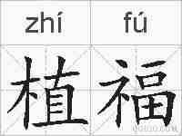 植福的拼音