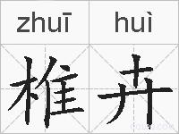 椎卉的拼音