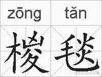 椶毯的拼音