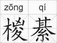 椶綦的拼音