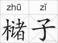 槠子的拼音