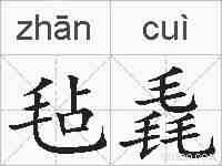 毡毳的拼音