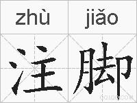 注脚的拼音