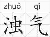 浊气的拼音