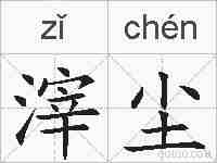滓尘的拼音