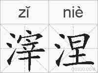 滓涅的拼音
