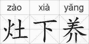 灶下养的拼音